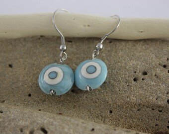 Glass Lampwork bead earrings