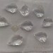 8 pieces Swarovski #6090 16x11mm Crystal Clear Baroque Pendant Faceted Beads