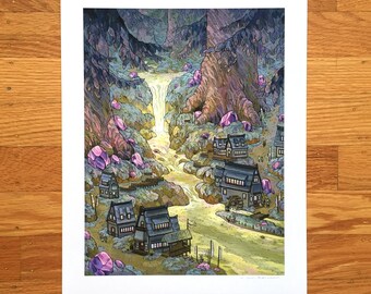 Amethyst Grove - Fine Art Print by Nicole Gustafsson