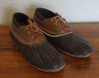Vintage Eddie Bauer Duck Boots/Duck Hunting Shoes Women's Size 8
