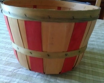 Vintage bushel basket