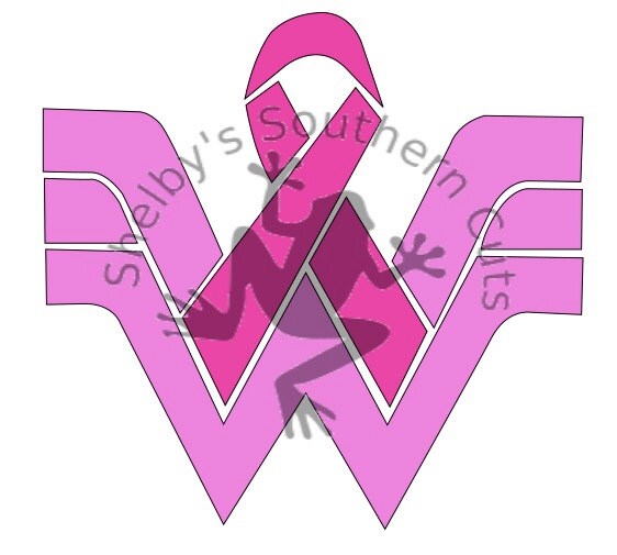 Download Wonder Woman Cancer SVG