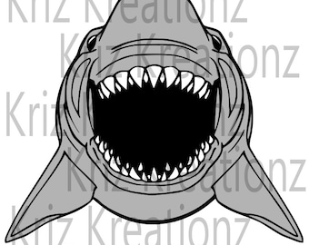 Jaws svg | Etsy