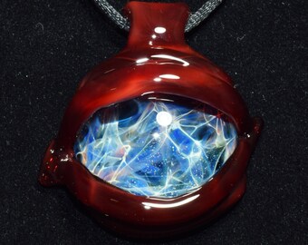 Universal Vision #6 - Space Eye Pendant - Unique Gift