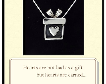 W B Yeats, Poem, Pendant with meaning, Irish Gift, Gift-for-Daughter, Heart, Giftbox, quote, A prayer for my daughter