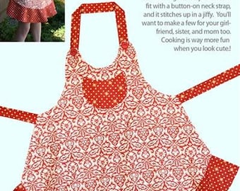 Sassy Little Apron - by Cabbage Rose by Barbara Brandeburg - Paper Pattern