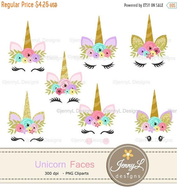 50 off unicorn faces clipart pastel unicorn flower unicorn