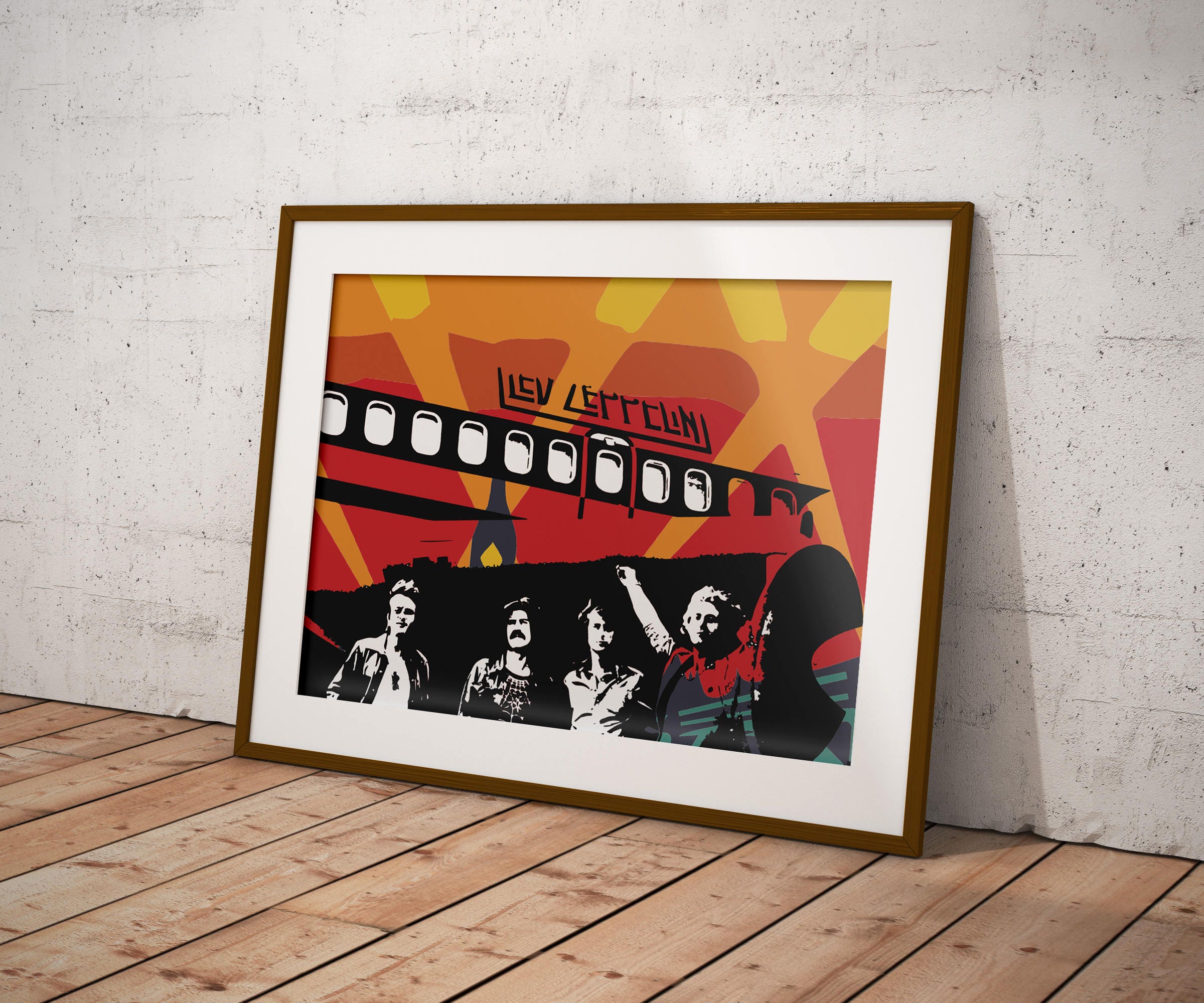 Led Zeppelin custom design Hi resolution digital wall art