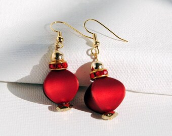 Red Lantern Earrings