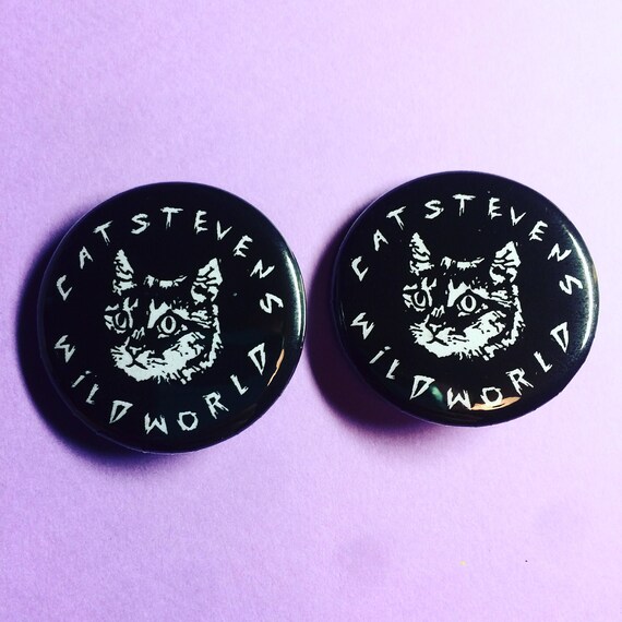 Cat Stevens 1.25" Pinback Button