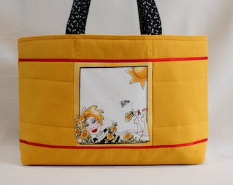 Yellow shoulder bag Loralie design
