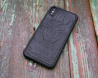 iPhone X case Skeleton iPhone X case mobil phone case Initial Phone Case