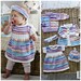 Baby Knitting Pattern K5219 Baby's Cardigan, Coat, Dress, Headband and Hat Knitting Pattern DK (Light Worsted) King Cole