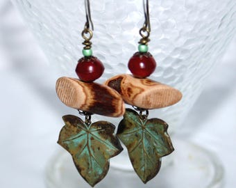 Earrings * walk in the Woods... *.