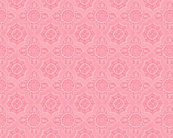 Meadows Lace in Pink by Ana Davis for Blend Fabrics - 1/2 Yard