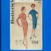 Vintage 1950s Misses' Sheath Chemise Dress Pattern Butterick 8695 Size 12 New FF