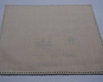 Square of fabric to crochet
