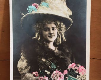 Vintage French Postcard - Bonne Annee - Happy New Year