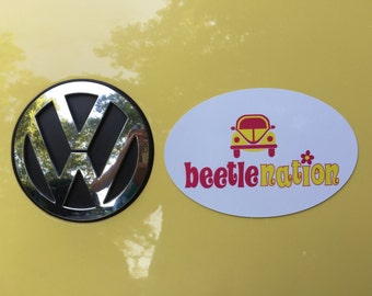 Beetle Nation Custom Car Magnet