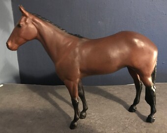 Vintage Breyer Model Horse # 63 Halla Famous Show Jumper Bay