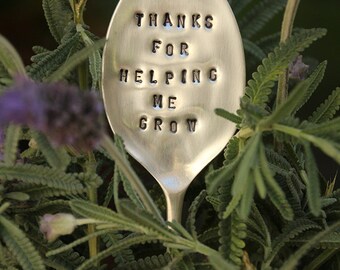 Vintage Silverware Teacher Gift Garden Marker