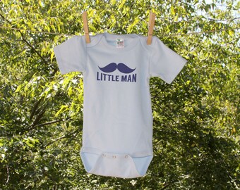 Little Man with Moustache // Infant Bodysuit
