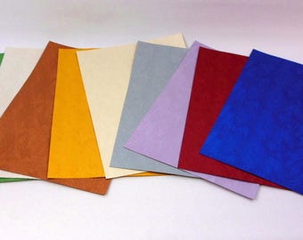 SHEETS of paper TEXTURE for crafting or scrapbooking