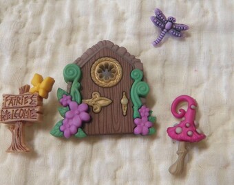 Woodland Fairie Button Set