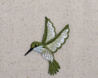 Hummingbird applique | Etsy