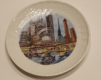 Kronester Bavaria demitasse saucer 5” Travel Signs