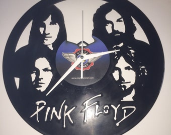 Pink Floyd vinyl record wall art - upcycled from an original 12" vinyl record