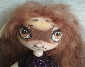 Handmade dolls, textile dolls, elf