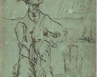 mailman artist sketch 1930s