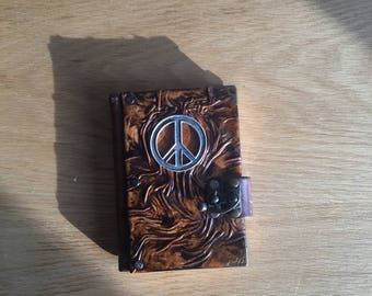 Steampunk Journal, Leather Journal, Leather Notebook, Leather Sketchbook, Leather Diary
