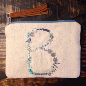 Embellished Catch All Bag. B Bag.