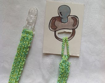 Pacifier clip | fluo green