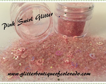 Pink Swirl Glitter Nail High Quality Glitter Shining Nail Glitter Nail Art Glitter Craft Glitter Mix Nail Glitter Mix Chunky Glitter