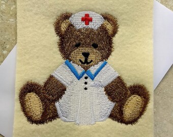 Any Occasion Cards - Teddy Bear Nurse