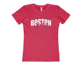 Boston Redsox Baseball Fan, Women's Tee