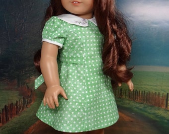 1940s and 1950s vintage style princess seam dress for American Girl or Tonner My Imagination 18 inch dolls.