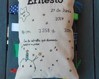 Cushion-Embroidery-Newborn-custom-baby shower-Baby toy