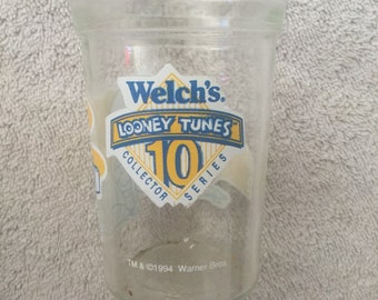 1994 Welchs Bugs Bunny and Yosemite Sam Juice Glass