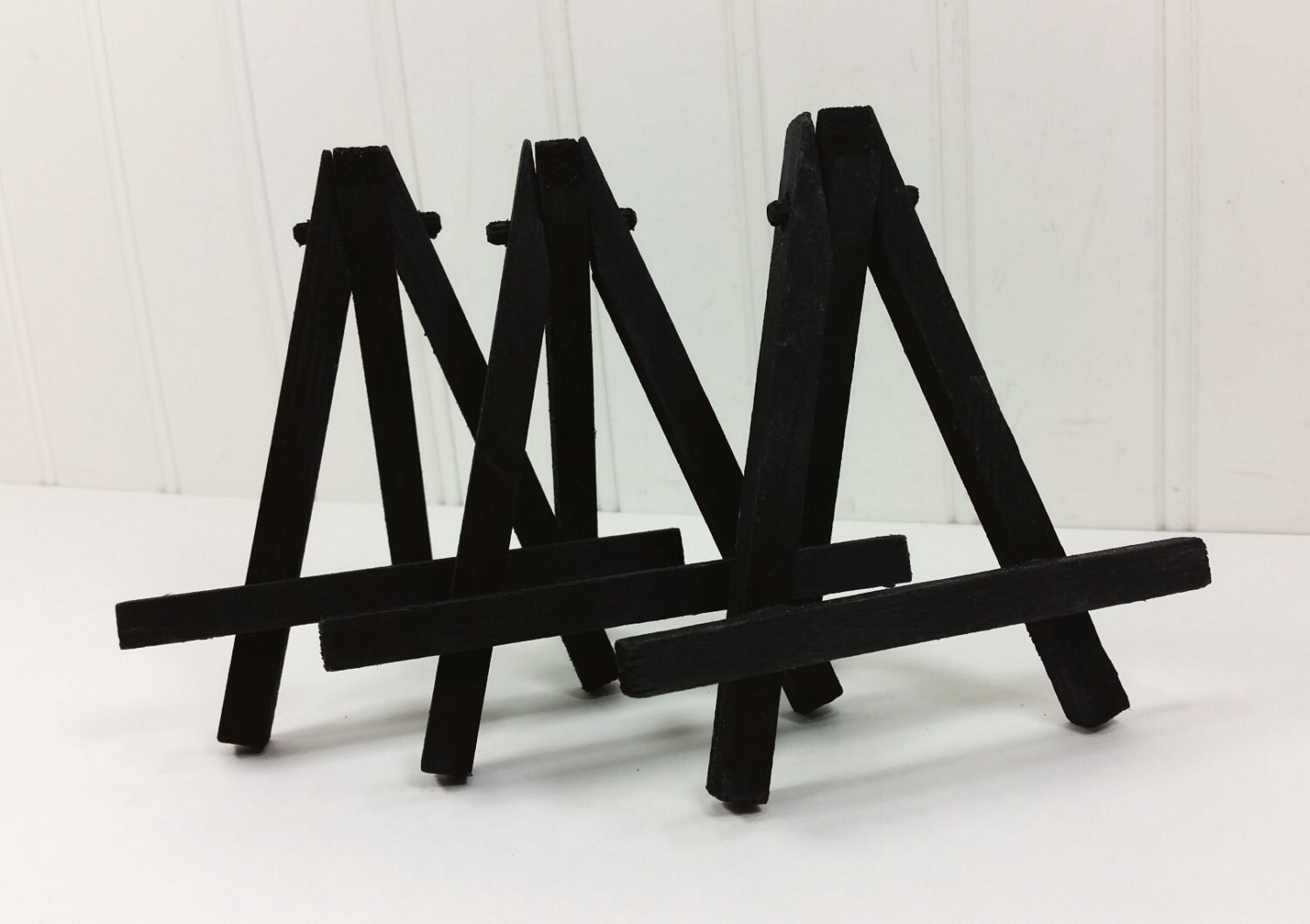 3 Small Black Easels Miniature Art Tabletop Easel Place Zoom