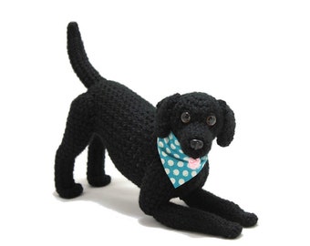 Black Labrador Retriever Doll