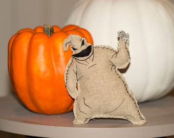 oogie boogie plush keychain