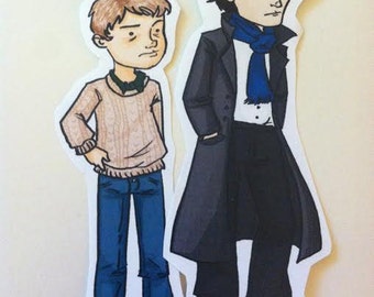 Sherlock Stickers Sherlock and Watson