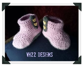 Baby, Baby Boots, Baby Booties, Girl, Baby Girl, Baby Girl Booties, Crochet Booties