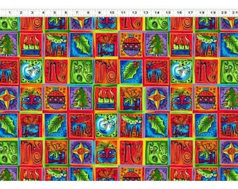 Laurel Burch Fabric Enchantment Squares 1 Yard Y1966-56M