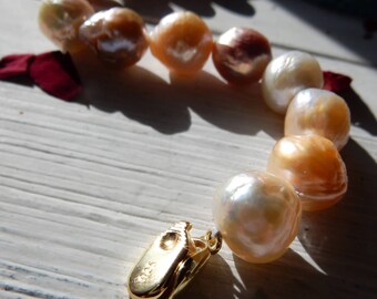 SALE Kasumi Like Pearl Bracelet | Baroque Pearl Bracelet | Multi-colored | Ready to ship