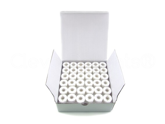 144 Size L White Prewound Bobbins SA155 Replacement Bobbins
